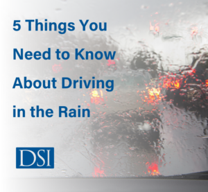 5 things you need to know about driving in the rain
