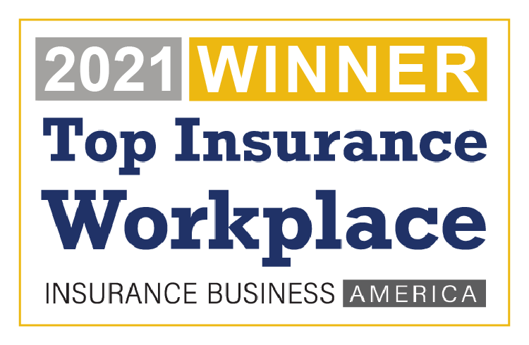 top insurance workplace badge
