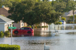 flooded florida neighborhood