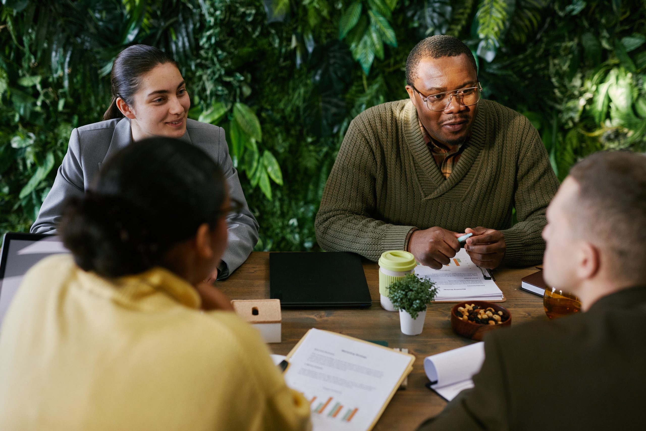 business executives in a meeting